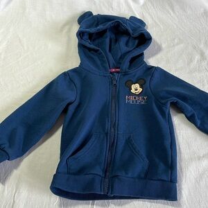 2-3T Mickey Mouse Full zip hoodie